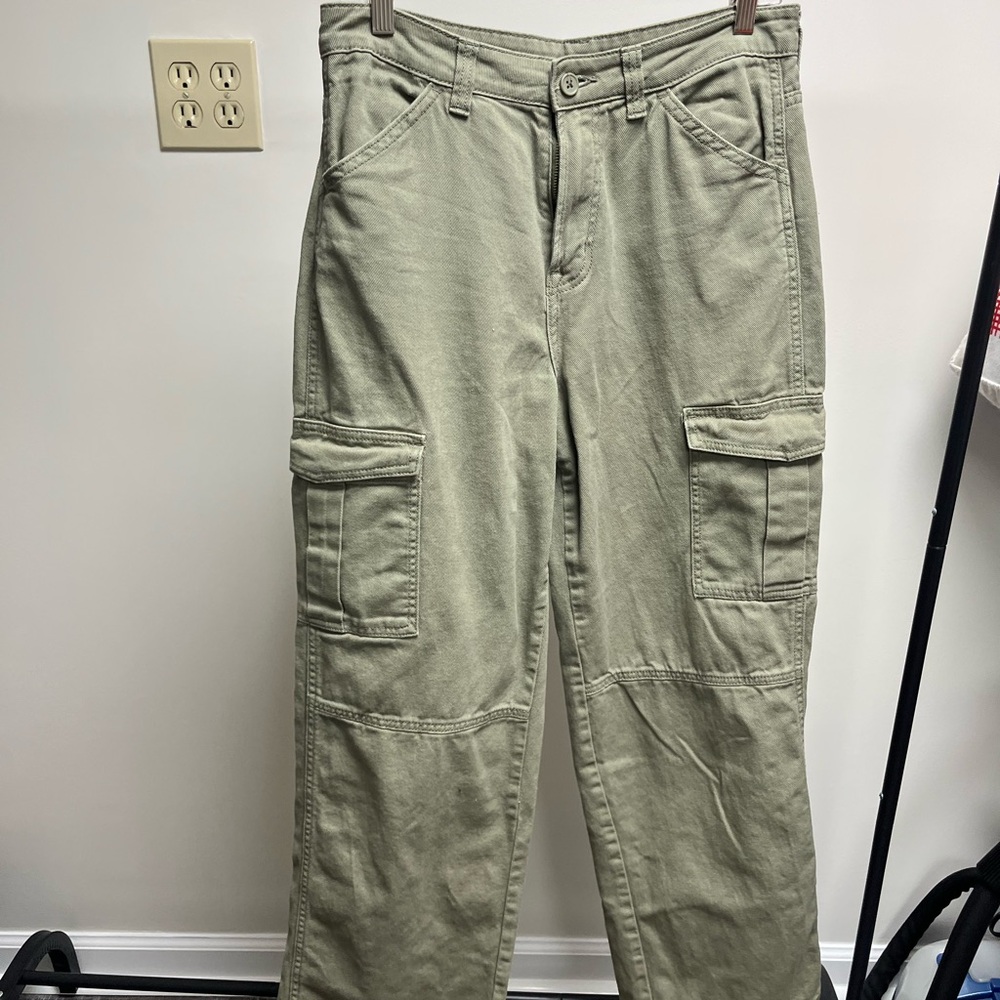 Olive Green Cargo Pants